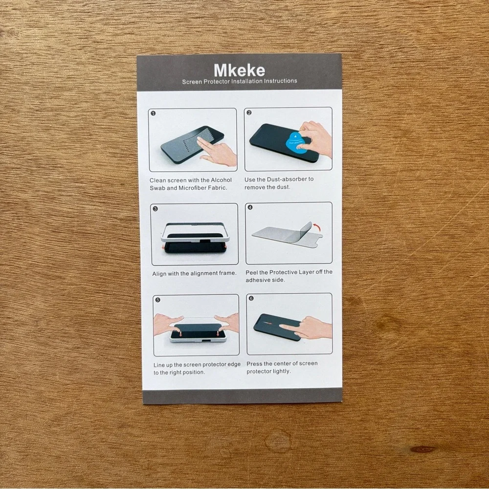 Mkeke Glass Screen Protectors for IPhone 13/13 Pro - 2 Pack